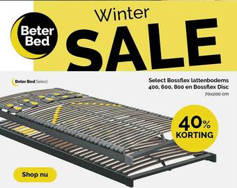 Beter Bed Bossflex Lattenbodems 400, 600, 800 En Bossflex Disc aanbieding