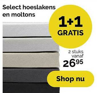 Beter Bed Hoeslakens En Moltons aanbieding
