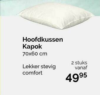 Beter Bed Hoofdkussen Kapok aanbieding