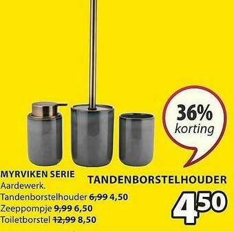 Jysk Myrviken Serie, Tandenborstelhouder aanbieding