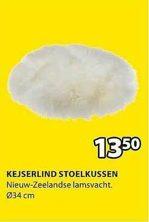 Jysk Kejserlind Stoelkussen aanbieding