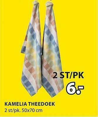 Jysk Kamelia Theedoek aanbieding