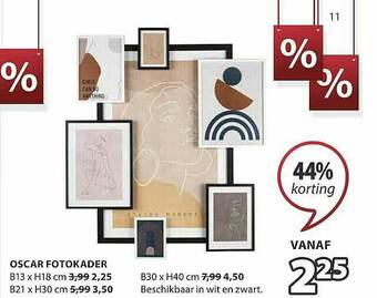 Jysk Oscar Fotokader aanbieding
