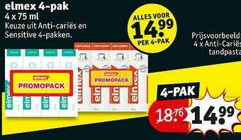 Kruidvat Elmex aanbieding
