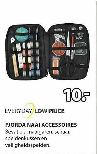 Jysk Fjorda Naai Accessoires aanbieding