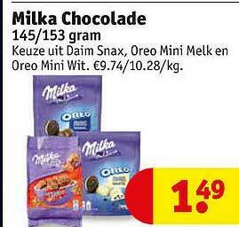 Kruidvat Milka Chocolade aanbieding