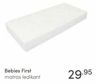 Baby & Tiener Bebies first matras ledikant aanbieding
