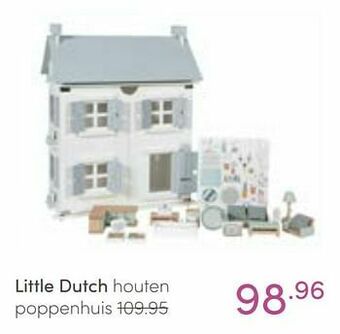 Baby & Tiener Little dutch houten poppenhuis aanbieding