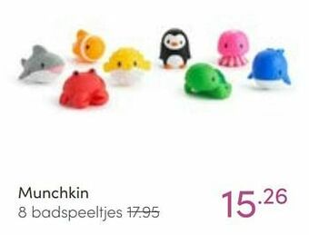 Baby & Tiener Munchkin 8 badspeeltjes aanbieding
