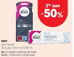 Spar VEET expert waxstrips 20 stuks aanbieding