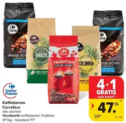 Carrefour Koffiebonen Carrefour aanbieding