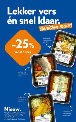 OKay Okay kant-en-klare maaltijden kip Alfredo aanbieding