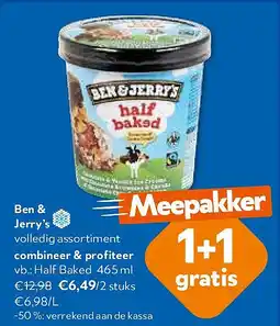 OKay Ben & Jerry’s Half Baked 465 ml aanbieding
