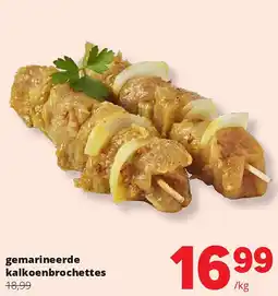 Spar gemarineerde kalkoenbrochettes aanbieding