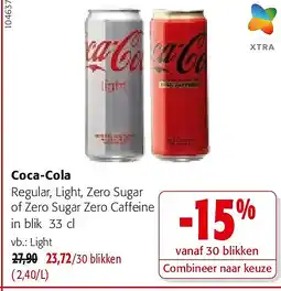 Colruyt Coca-Cola Light aanbieding