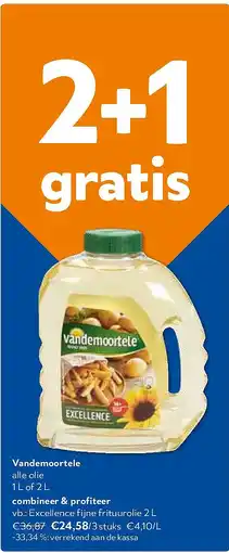 OKay Vandemoortele Excellence fijne frituurolie 2 L aanbieding