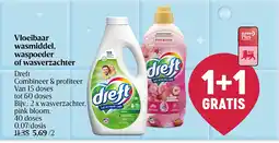 Delhaize Vloeibaar wasmiddel, waspoeder of wasverzachter aanbieding