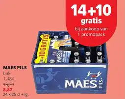 Spar MAES PILS bak aanbieding