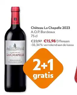 OKay Château La Chapelle 2023 A.O.P. Bordeaux 75 cl aanbieding