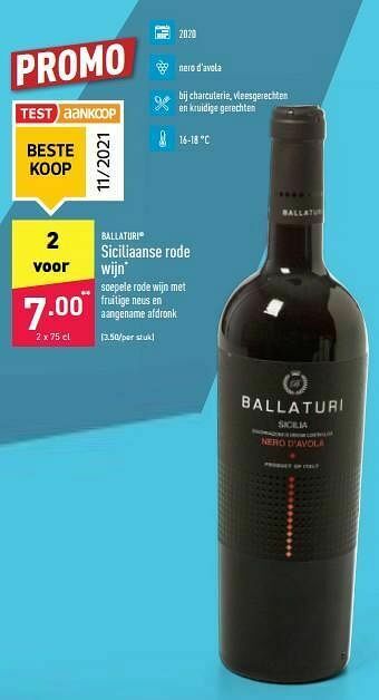 Siciliaanse rode wijn