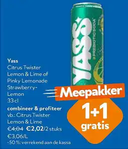 OKay Yass Citrus Twister Lemon & Lime aanbieding