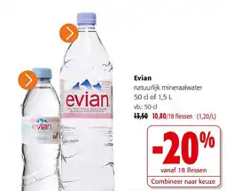 Colruyt Evian 50 cl aanbieding