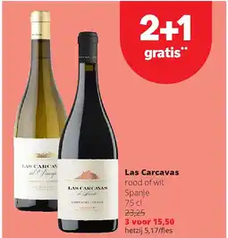 Spar Las Carcavas rood of wit Spanje 75 cl aanbieding
