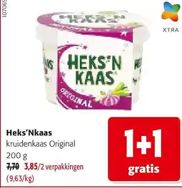 Colruyt Heks’Nkaas kruidenkaas Original 200 g aanbieding