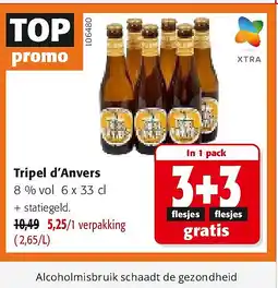 Colruyt Tripel d’Anvers 8 % vol 6 x 33 cl aanbieding