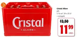 Colruyt Cristal Alken pils 5 % vol 24 x 25 cl aanbieding