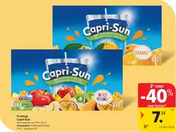 Carrefour Fruitsap Capri-Sun aanbieding