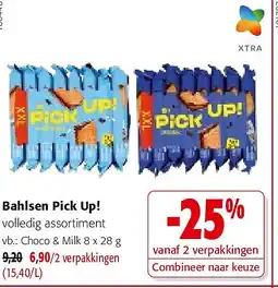 Colruyt Bahlsen Pick Up! Choco & Milk 8 x 28 g aanbieding