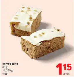 Spar carrot cake aanbieding