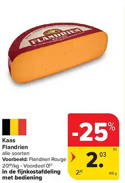 Carrefour Kaas Flandrien aanbieding