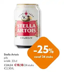 OKay Stella Artois pils in blik 33 cl aanbieding