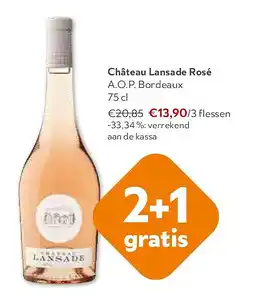 OKay Château Lansade Rosé A.O.P. Bordeaux 75 cl aanbieding