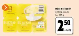 Colruyt Boni Selection rijstpap Vanille 6 x 115 g aanbieding