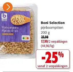 Colruyt Boni Selection pijnboompitten 200 g aanbieding