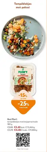 OKay Boni Plan’t tempéblokjes met ketjapmarinade 180 g aanbieding