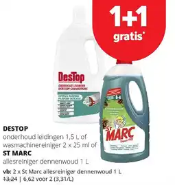 Spar St Marc allesreiniger dennenwoud 1 L aanbieding