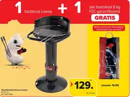 Carrefour Houtskoolbarbecue Loewy aanbieding