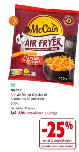 Colruyt McCain Frieten Klassiek aanbieding