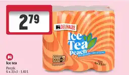Delhaize Ice tea aanbieding