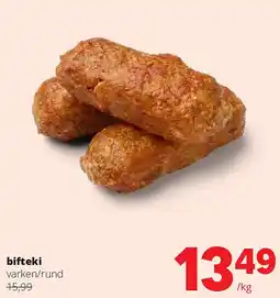Spar bifteki aanbieding