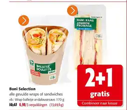 Colruyt Wrap balletje andalousesaus 170 g aanbieding