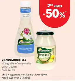 Spar VANDEMOORTELE yogorette met fijne kruiden 450 ml aanbieding