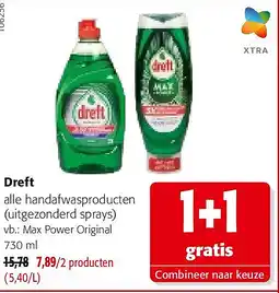 Colruyt Dreft Max Power Original 730 ml aanbieding
