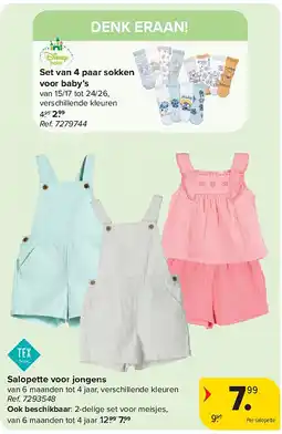 Carrefour Salopette voor jongens aanbieding