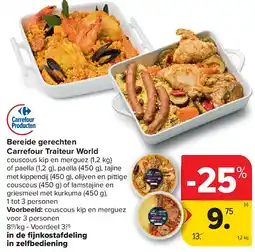 Carrefour Bereide gerechten Carrefour Traiteur World aanbieding