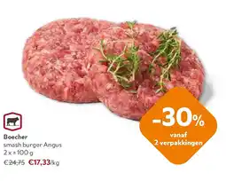 OKay Boecher smash burger Angus 2 x ± 100 g aanbieding